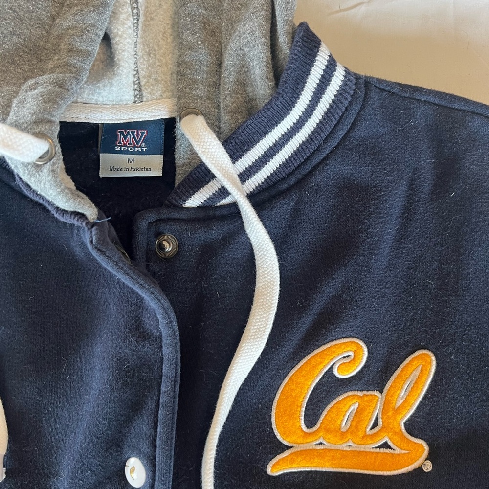 Navy and Gray CAL Hoodie - Picture 2 of 4